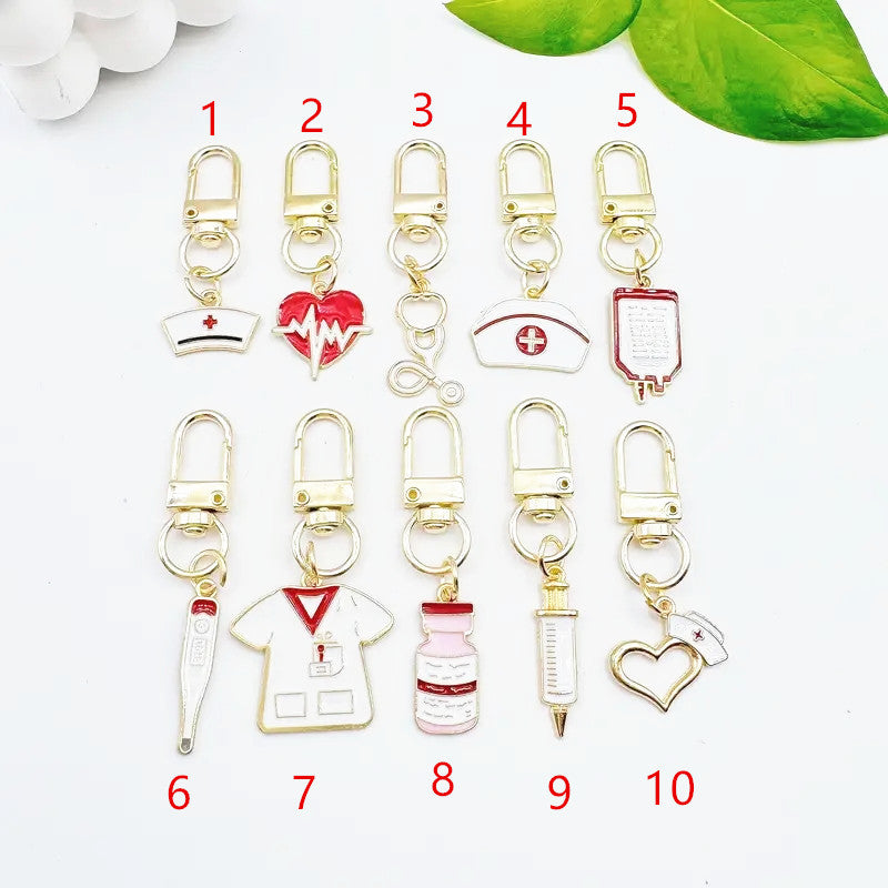 nurse keychain set 10pcs
