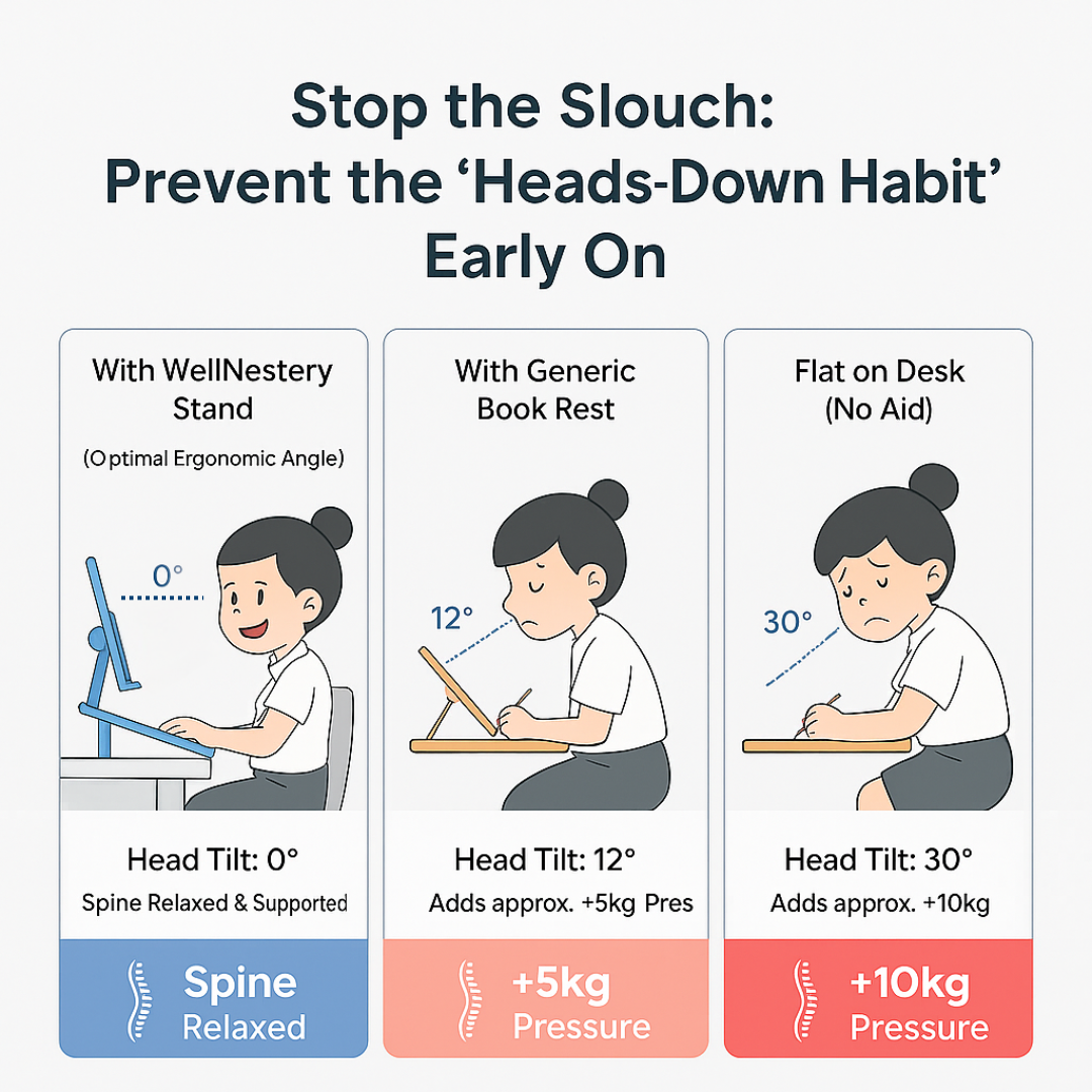 Wellnestery™ Ergonomic Study Stand