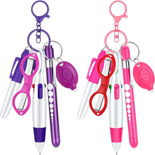 5-in-1 Nurse Pen Set with Safety Scissors & Badge Clip